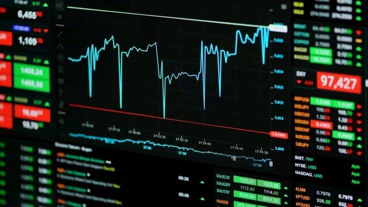 Trading background texture